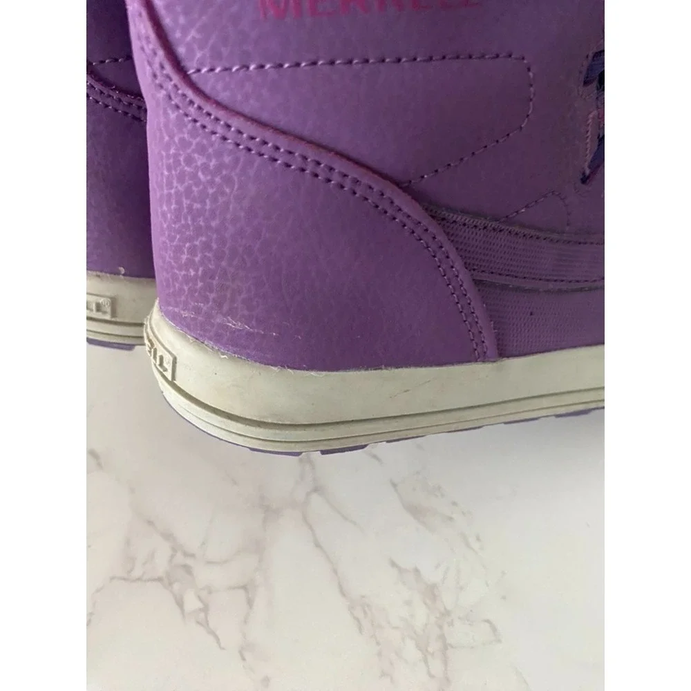 Merrel Boots Toddler Sz 10 Purple Snow Rain Waterproof Fall